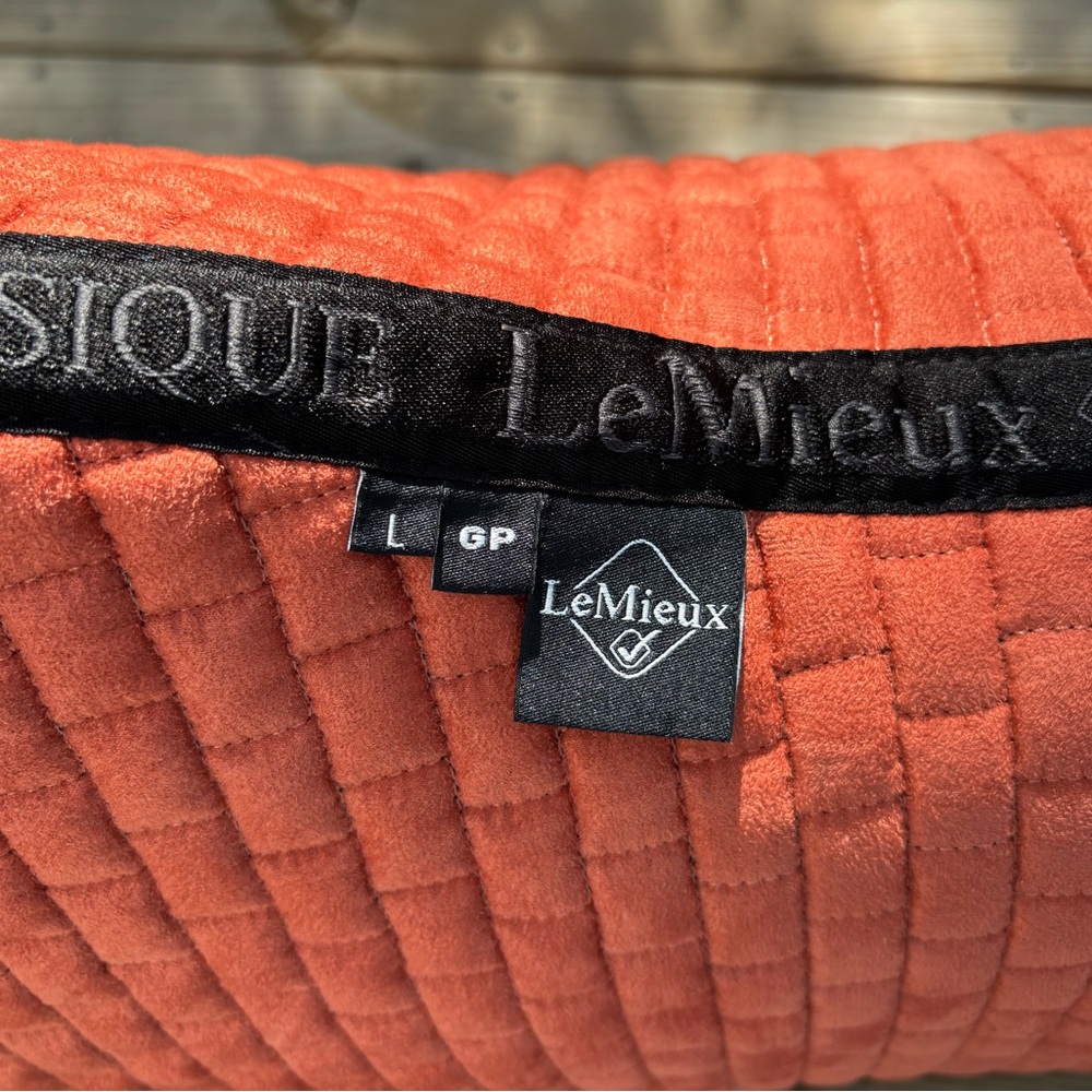 LeMieux Apricot suede GP Saddle Pad